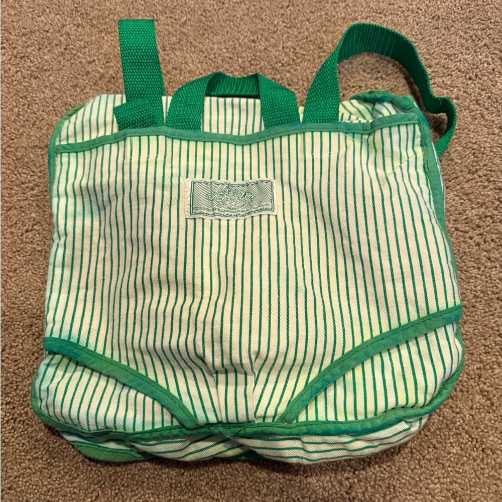 Vintage 1984 Cabbage Patch Diaper Bag Doll Carrier Backpack